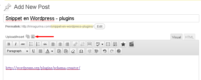 wordpress plugin para snippets