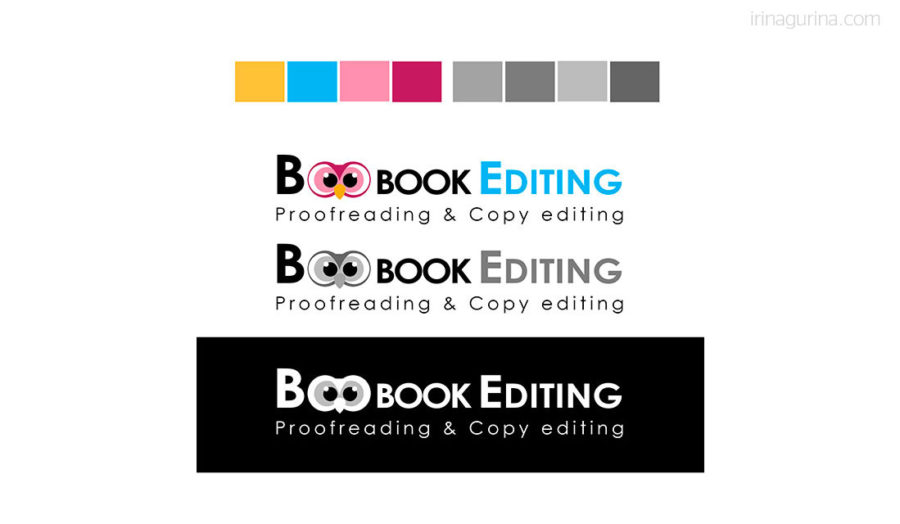 Diseño de logotipo – Boobook Editing